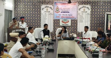 अतिरिक्त पुलिस अधीक्षक डॉ. सुरेशा चौबे के मार्गदर्शन में तनाव प्रबंधन विषय पर कार्यशाला का आयोजन