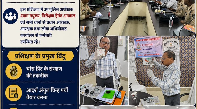 जिला कोरिया पुलिस प्रशिक्षण कार्यक्रम