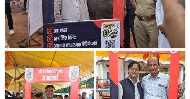 मंत्री  रामविचार नेताम की उपस्थिति में साइबर जागृति अभियान आज पटना स्थित गायत्री मंदिर प्रांगण में छ,ग, शासन के  मंत्री  रामविचार नेताम  के प्रवास के दौरान “साइबर जागृति अभियान” का आयोजन